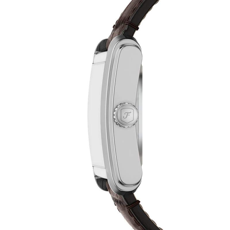 Montre FOSSIL automatic homme automatique, bracelet cuir marron - vue D1