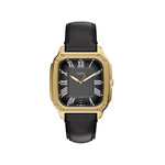 Montre FOSSIL crosby homme bracelet cuir noir - vue 1
