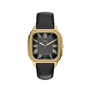 Montre FOSSIL crosby homme bracelet cuir noir