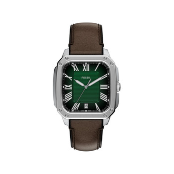 Montre FOSSIL crosby homme bracelet cuir marron