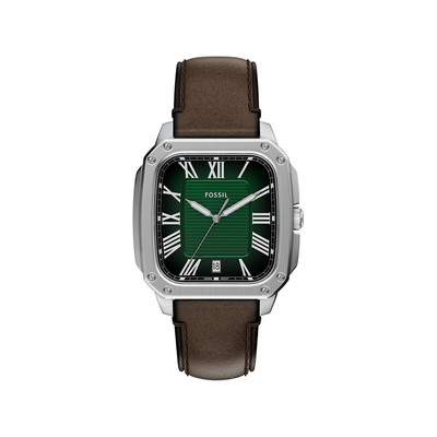 Montre FOSSIL crosby homme bracelet cuir marron