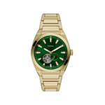 Montre FOSSIL automatic homme automatique, bracelet acier inoxydable doré - vue 1