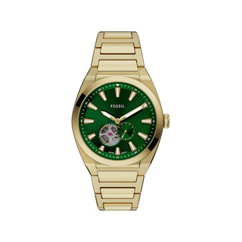Montre FOSSIL automatic homme automatique, bracelet acier inoxydable doré