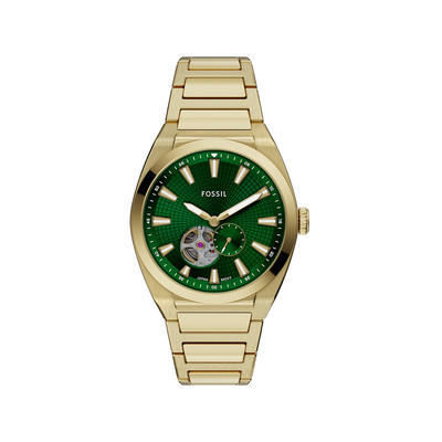 Montre FOSSIL automatic homme automatique, bracelet acier inoxydable doré - vue 1