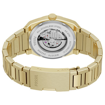 Montre FOSSIL automatic homme automatique, bracelet acier inoxydable doré