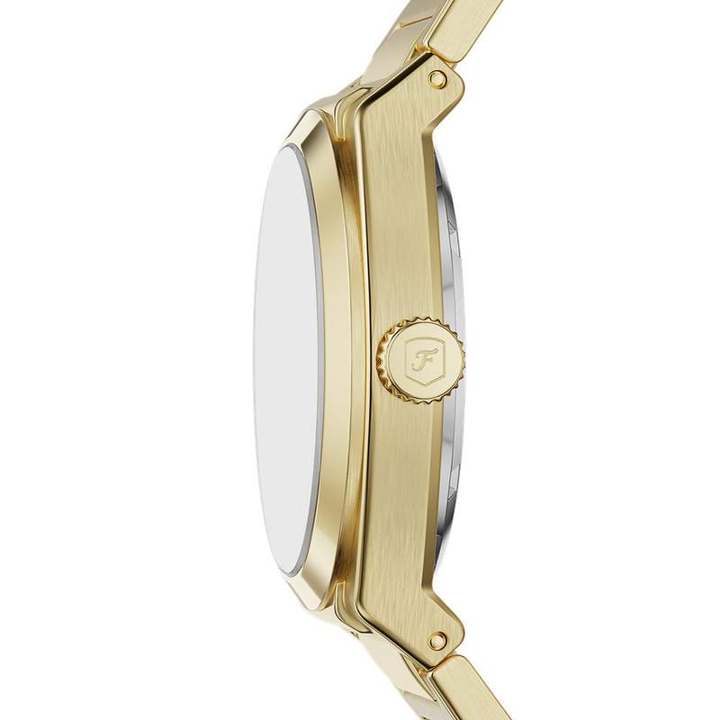 Montre FOSSIL automatic homme automatique, bracelet acier inoxydable doré - vue D1