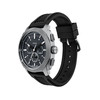 Montre FOSSIL machine homme bracelet silicone noir - vue V2