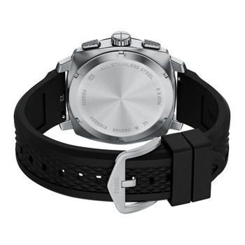 Montre FOSSIL machine homme bracelet silicone noir