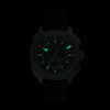 Montre FOSSIL machine homme bracelet silicone noir - vue VD2