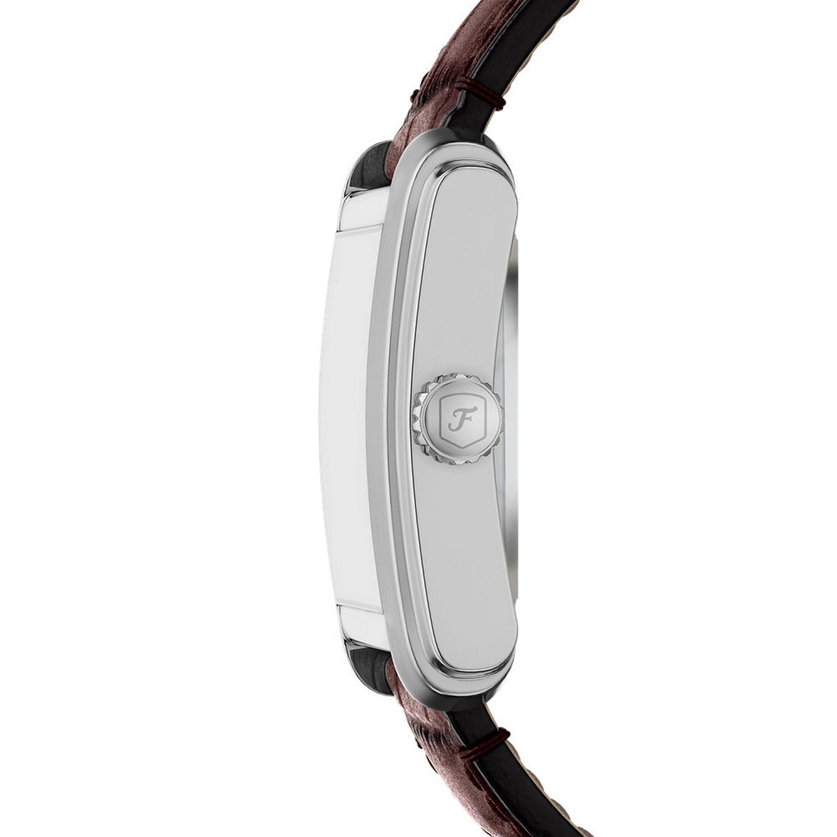 Montre FOSSIL automatic homme automatique, bracelet cuir marron - vue D1