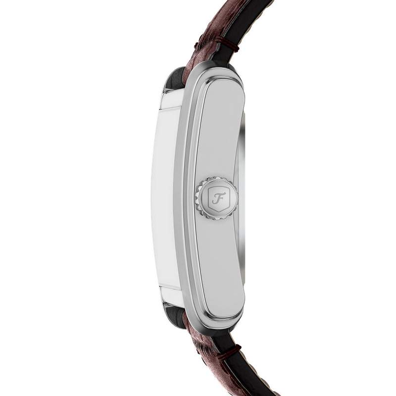 Montre FOSSIL automatic homme automatique, bracelet cuir marron - vue D1