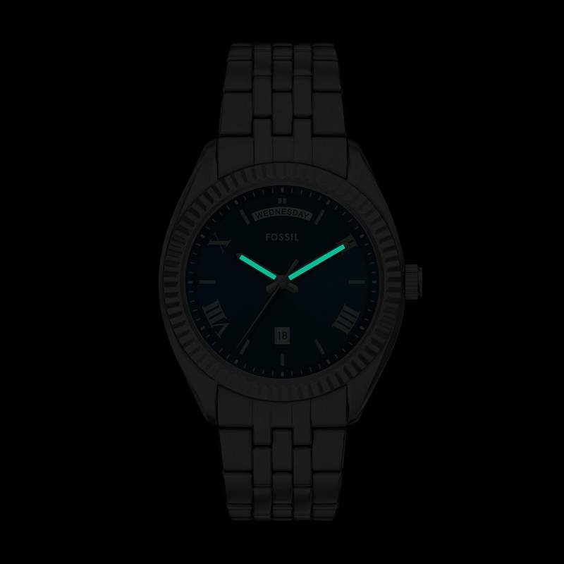 Montre FOSSIL campbell homme bracelet acier inoxydable - vue D2