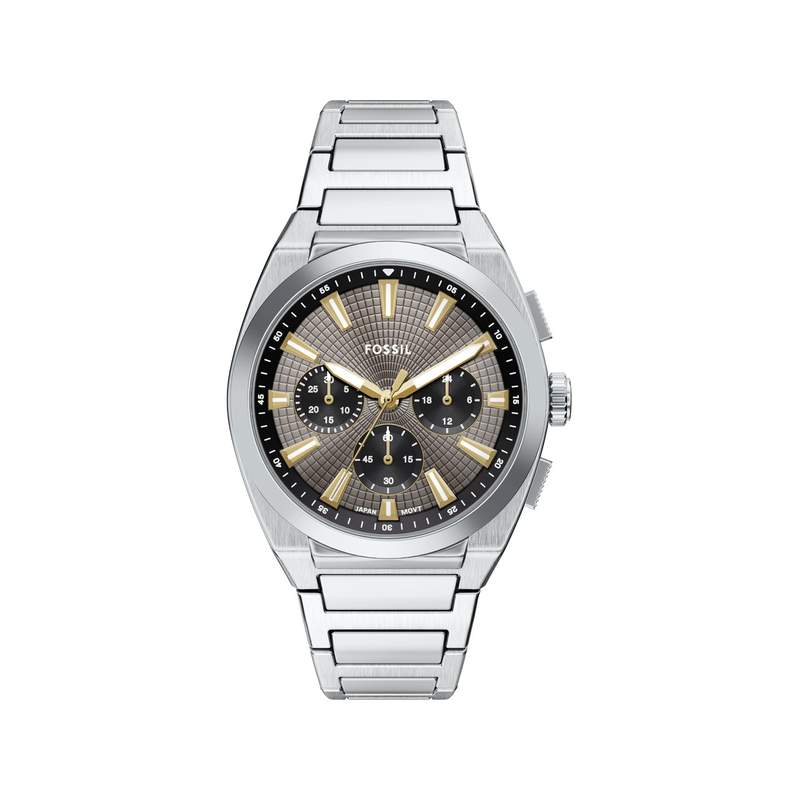Montre FOSSIL everett homme bracelet acier inoxydable - vue 1