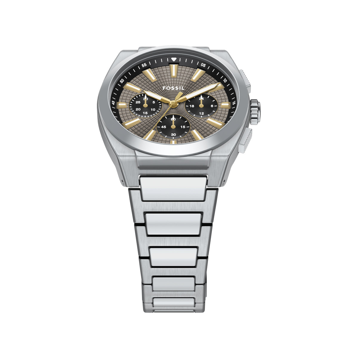 Montre FOSSIL everett homme bracelet acier inoxydable - vue 4