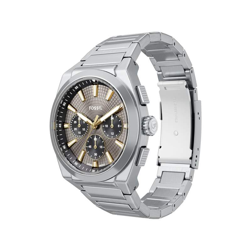 Montre FOSSIL everett homme bracelet acier inoxydable - vue D5