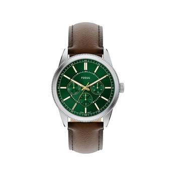 Montre FOSSIL pearson homme bracelet cuir marron