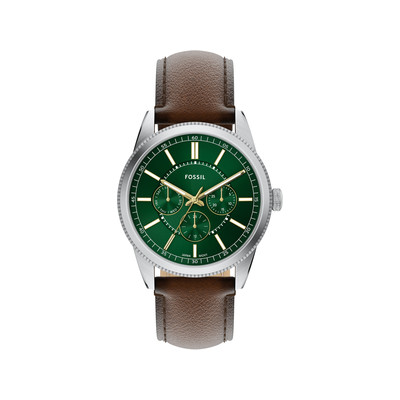 Montre FOSSIL pearson homme bracelet cuir marron - vue 1