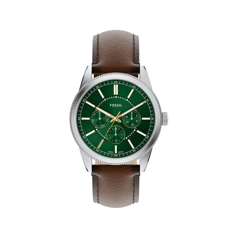 Montre FOSSIL pearson homme bracelet cuir marron - vue 1