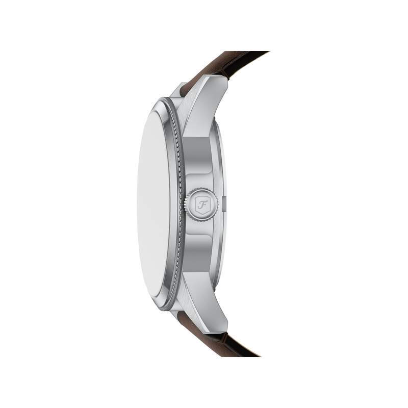 Montre FOSSIL pearson homme bracelet cuir marron - vue 2