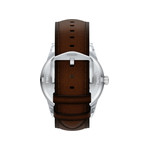 Montre FOSSIL pearson homme bracelet cuir marron - vue 3