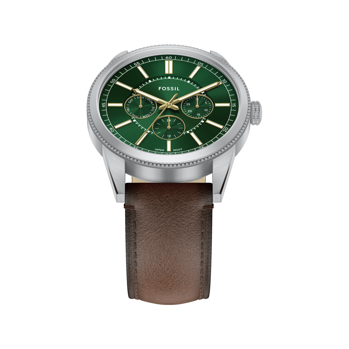 Montre FOSSIL pearson homme bracelet cuir marron - vue 4
