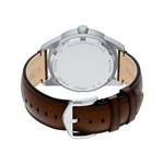 Montre FOSSIL pearson homme bracelet cuir marron - vue D3