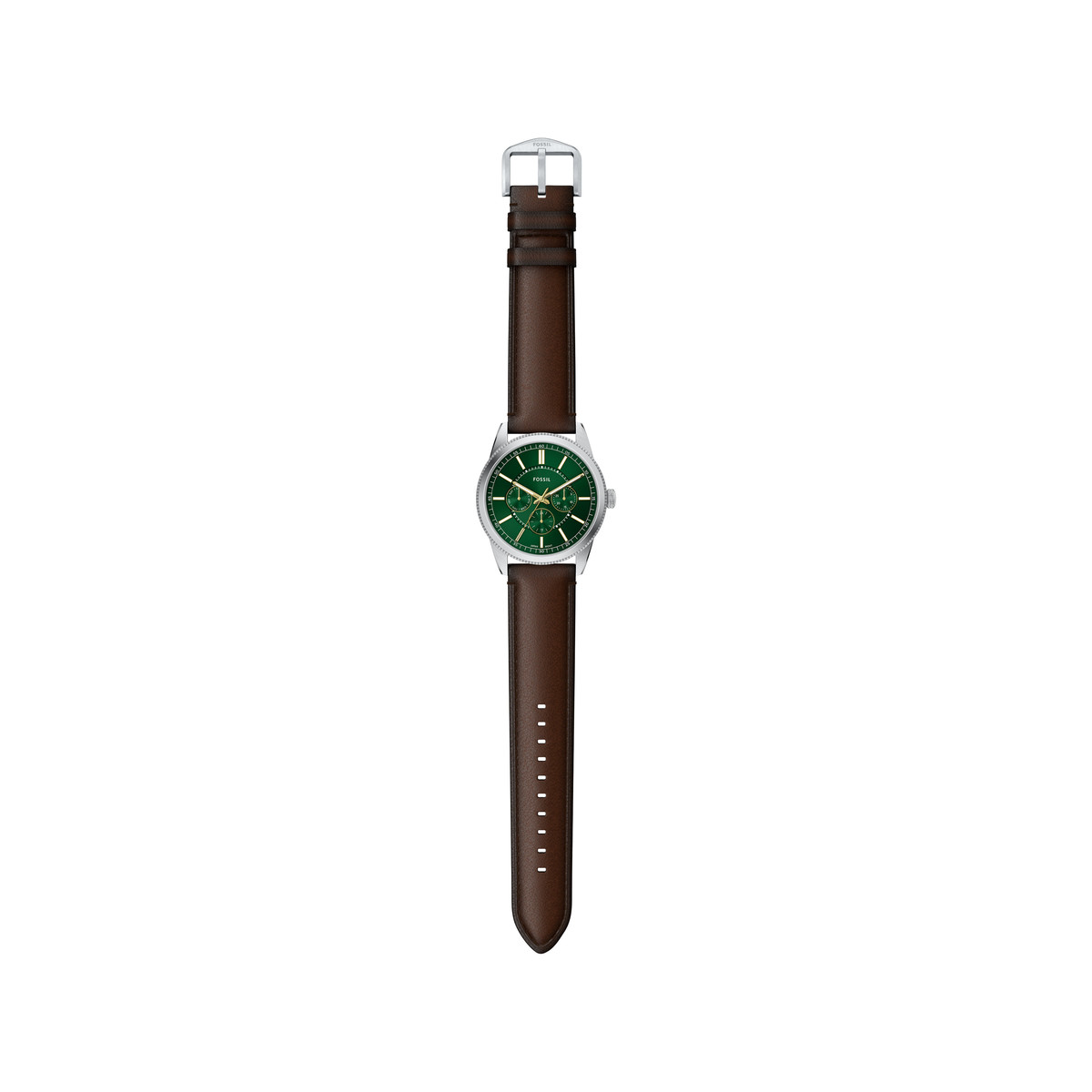 Montre FOSSIL pearson homme bracelet cuir marron - vue D6