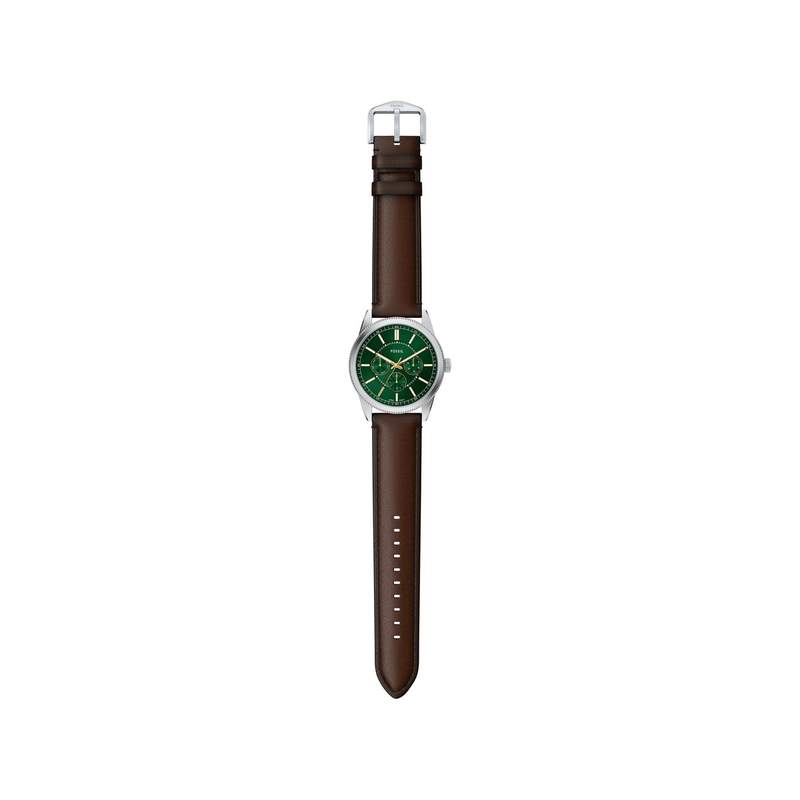 Montre FOSSIL pearson homme bracelet cuir marron - vue D6