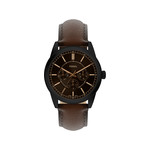 Montre FOSSIL pearson homme bracelet cuir marron - vue 1