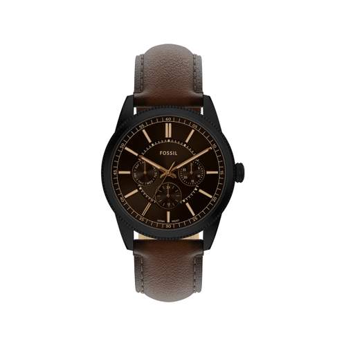 Montre FOSSIL pearson homme bracelet cuir marron