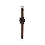 Montre FOSSIL pearson homme bracelet cuir marron - vue D6