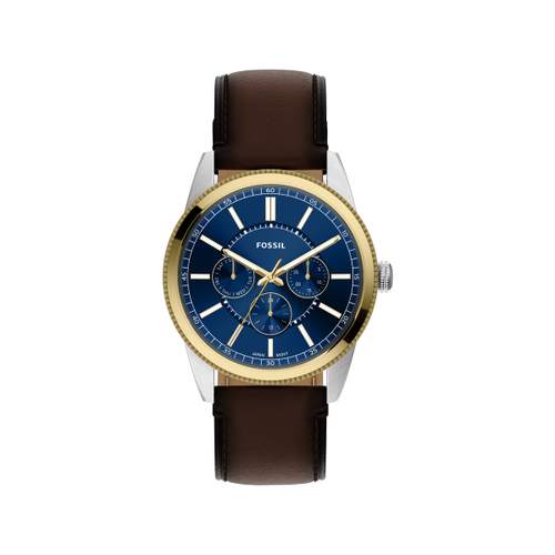Montre FOSSIL pearson homme bracelet cuir marron