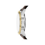 Montre FOSSIL pearson homme bracelet cuir marron - vue 2