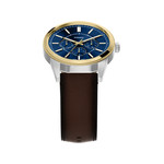 Montre FOSSIL pearson homme bracelet cuir marron - vue 4