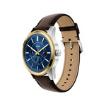 Montre FOSSIL pearson homme bracelet cuir marron - vue D5
