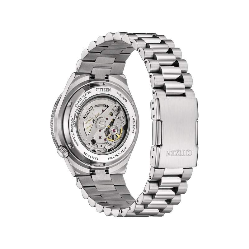 Montre CITIZEN tsuyosa homme automatique bracelet acier inoxydable gris - vue 3