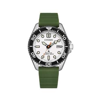 Montre CITIZEN promaster homme solaire bracelet caoutchouc vert