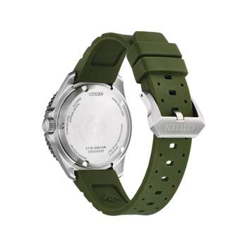 Montre CITIZEN promaster homme solaire bracelet caoutchouc vert