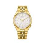 Montre CITIZEN tsuyosa 60 homme automatique bracelet acier inoxydable doré - vue 1