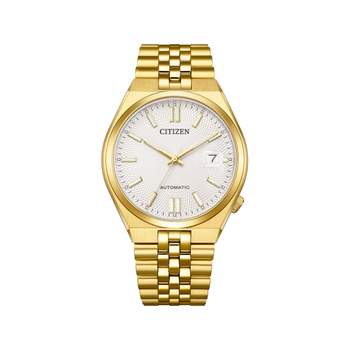Montre CITIZEN tsuyosa 60 homme automatique bracelet acier inoxydable doré