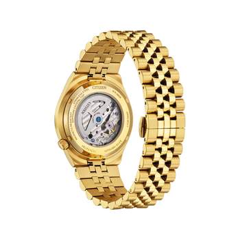 Montre CITIZEN tsuyosa 60 homme automatique bracelet acier inoxydable doré