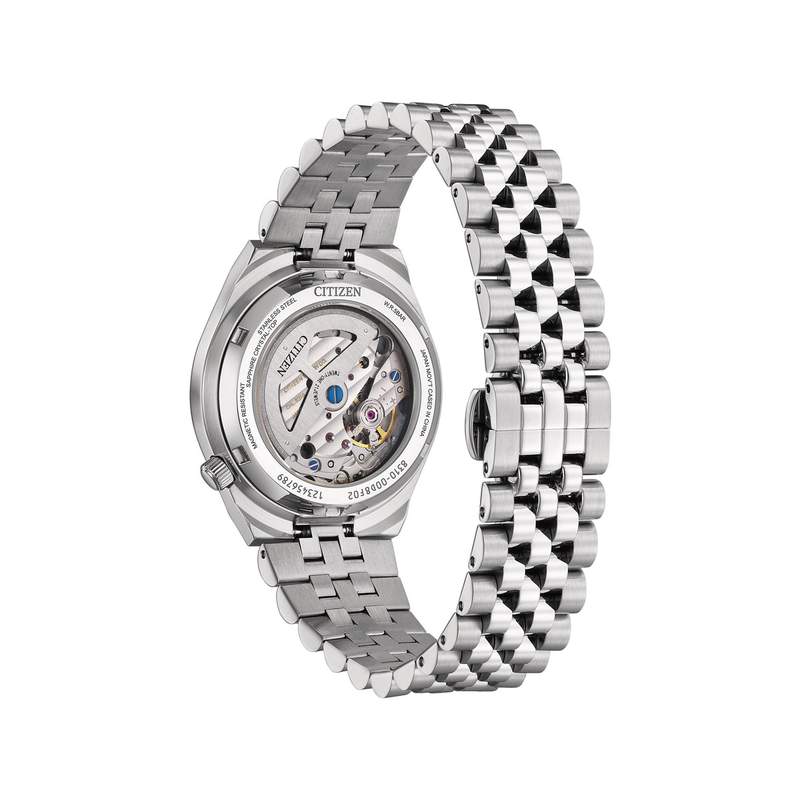 Montre CITIZEN tsuyosa 60 homme automatique bracelet acier inoxydable gris - vue 3