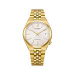 Montre CITIZEN tsuyosa 60 homme automatique bracelet acier inoxydable doré - vue 1