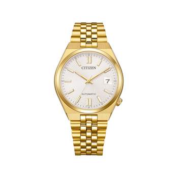 Montre CITIZEN tsuyosa 60 homme automatique bracelet acier inoxydable doré