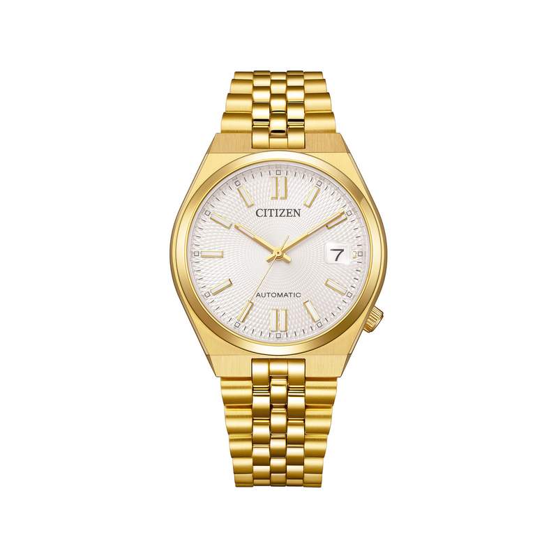 Montre CITIZEN tsuyosa 60 homme automatique bracelet acier inoxydable doré - vue 1