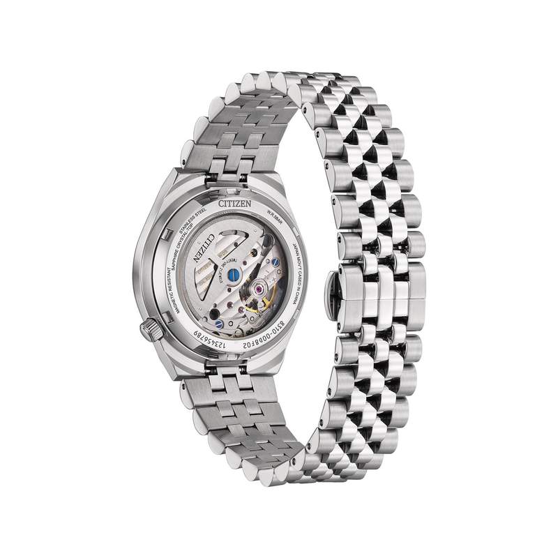 Montre CITIZEN tsuyosa 60 homme automatique bracelet acier inoxydable gris - vue 3