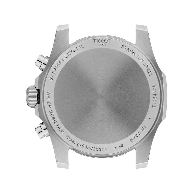 Montre TISSOT homme bracelet acier inoxydable gris - vue 3