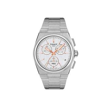 TISSOT-herenhorloge met grijze roestvrijstalen band