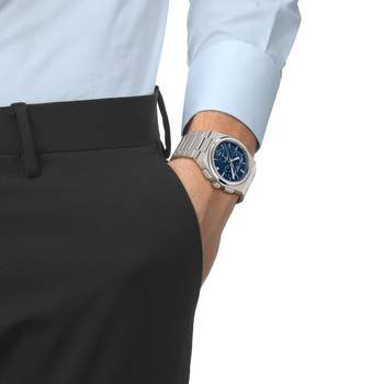 TISSOT-herenhorloge met grijze roestvrijstalen band