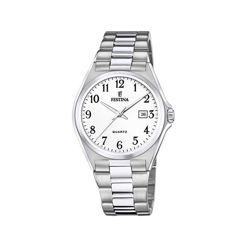Montre FESTINA homme bracelet acier inoxydable gris - vue 1